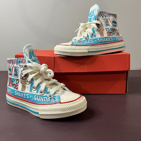 NEW Converse Chuck 70 High PS 'SWEET SCOOPS' Sneaker - Youth/Toddler 11 - Picture 1 of 12